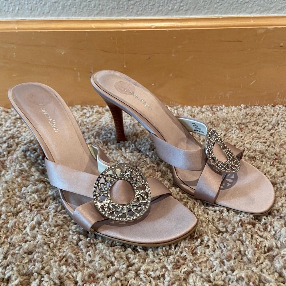 Calvin Klein Taupe Heels